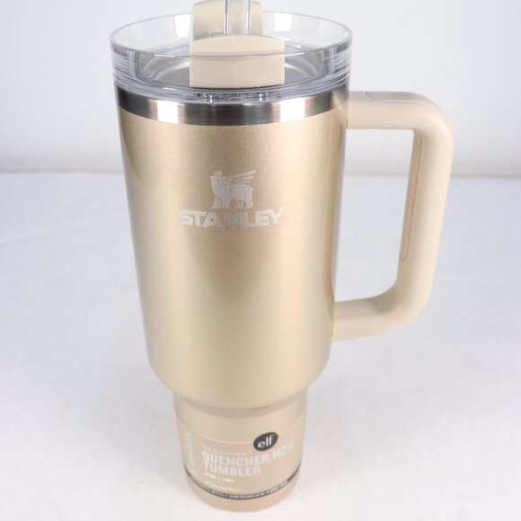 Stanley x e.l.f. 40 oz Stainless H2.0 FlowState Quencher Tumbler Honey Talks - Picture 1 of 7